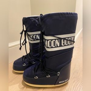 Moon Boots Icon Navy Blue